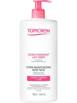 Topicrem Ultra Moisturizing Milk Ενυδατική Lotion Σώματος 1lt