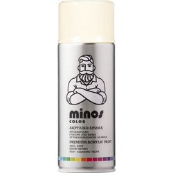 Minos Σπρέι Βαφής RAL9001 Λευκό Κρεμ Gloss 400ml