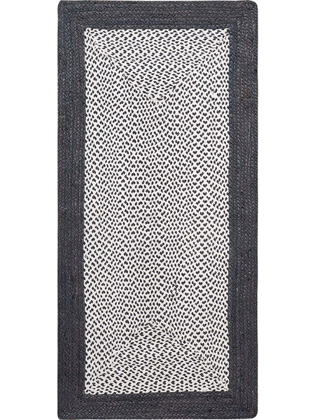 Silk Fashion Χαλί Ορθογώνιο Καλοκαιρινό Γιούτα 160x230cm 1778 Dark Grey