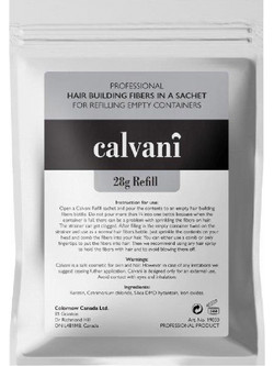 Calvani Hair Building Refill Pack Medium Blonde Νανοΐνες κατά της Τριχόπτωσης 28gr