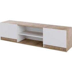Genomax Έπιπλο Τηλεόρασης Ξύλινο Μπεζ Μ35xΠ164xΥ40cm Modul 914