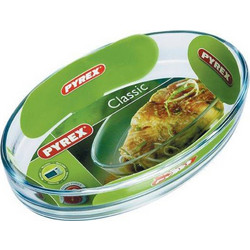 Pyrex Πυρίμαχο Γυάλινο Ταψί Οβάλ 21x13cm