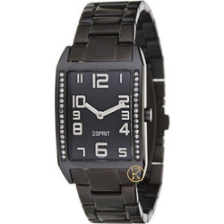 Esprit Allure Night Quartz Analogue Black Dial Γυναικείο Ρολόι με Μαύρο Μεταλλικό Μπρασελέ ES101792003