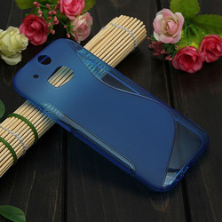 Θήκη TPU Gel S-LIne για HTC One (M8) Μπλέ (ΟΕΜ)