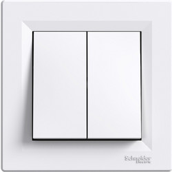 Schneider Electric Διακόπτης Κομιτατέρ 10A Λευκός IP20