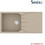Sanitec Ultra Granite 811 Επικαθήμενος Νεροχύτης Γρανίτη Αντιστρεφόμενος Ματ Sabbia 100x50cm