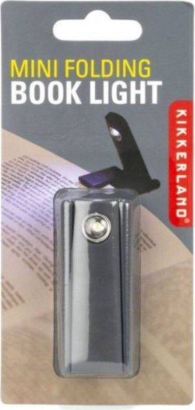 KIKKERLAND Mini Folding Book Light - Μίνι Λάμπα Διαβάσματος Χρώμα Μαύρο BL11-EU