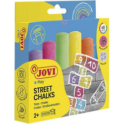 Κιμωλία Jovi Jumbo 6 Χρώματα 20x100mm 24+ Street 226.1030