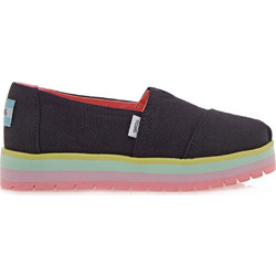 TOMS SLIP-ON SA75W0341001 - ΜΑΥΡΟ 10019784-Black BLK CVS YT ALP PLATFORM ESP