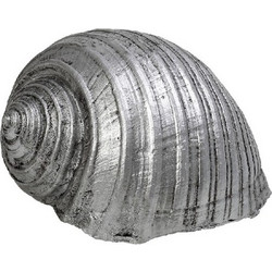 Διακοσμητικό Κοχύλι Resin Ασημί 11.5x9x6.5cm MT2732K4 Espiel