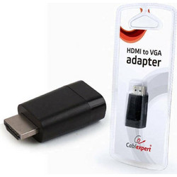 Adapter Cablexpert HDMI to VGA Black (AB-HDMI-VGA-001)