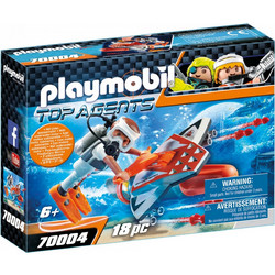Playmobil Top Agents Υποθαλάσσιο Τζετ της Spy Team για 6+ Ετών 70004