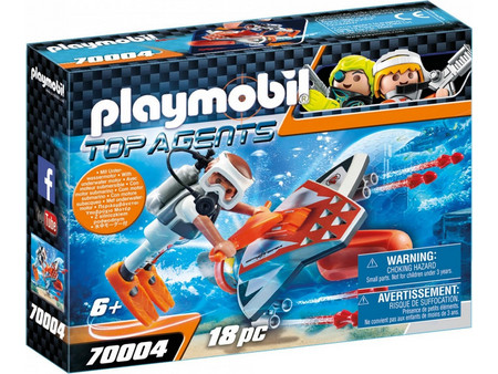 Playmobil Top Agents Υποθαλάσσιο Τζετ της Spy Team για 6+ Ετών 70004
