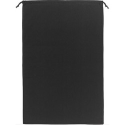 Πουγκί με κορδόνια XXS διαστάσεων 10x14cm σε μαύρο χρώμα από 100% οργανικό βαμβάκι
