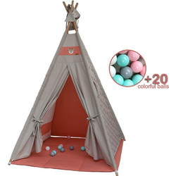 Bebe Stars Boho Παιδική Σκηνή Ινδιάνικη με Στρώμα με 20 Μπάλες