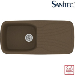 Sanitec Classic 308 Επικαθήμενος Νεροχύτης Γρανίτη Αντιστρεφόμενος Ματ Granite Rust 97x51cm