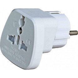 POWERTECH αντάπτορας PT-350 από german type σε universal, copper