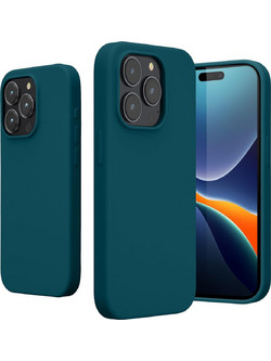 KWmobile Soft Flexible Rubber Cover - Θήκη Σιλικόνης Apple iPhone 15 Pro - Teal Matte (61955.57)