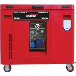 Geotec GTD13000S Αθόρυβη Γεννήτρια Πετρελαίου Τριφασική με Μίζα 13KVA