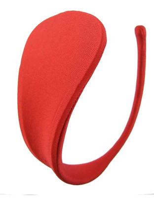 Strapless C-String Bikini, Red, S-L