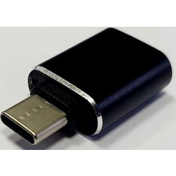 USB A to USB C reduction black TIPA (D342D)