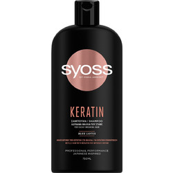 Syoss Keratin Σαμπουάν Κερατίνης για Επανόρθωση για Ξηρά Μαλλιά 750ml