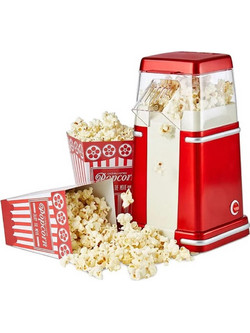 Royalty Line Συσκευή Παρασκευής Ποπ Κορν 1200W, pop corn Retro Style Σε Κόκκινο Χρώμα - Royalty Line Switzerland