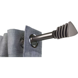Κουρτινόβεργα επεκ/μενη Σχ. Fishbone 160cm-300cm Black nickel