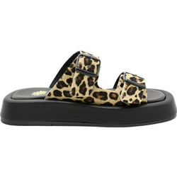 Flatforms Γυναικείες σε δέρμα λεοπάρ