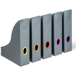Κουτι Κοφτό - Χαρτοθήκη Γωνία Durable Varicolor Set 5Τεμ. 7706-57