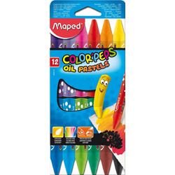 ΛΑΔΟΠΑΣΤΕΛ OIL PASTELS X12 MAPED