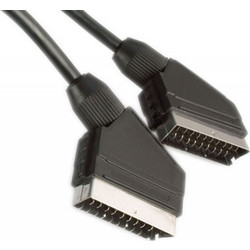 POWERTECH καλώδιο Scart 21pin σε Scart 21pin CAB-S003, 3m, μαύρο CAB-S003