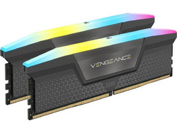 Corsair Vengeance RGB 64GB (2X32GB) DDR5 RAM 6000MHz C30 EXPO Black