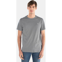 Harmont & Blaine - Ανδρικό T-shirt Κοντομάνικο Μονόχρωμο Regular Fit INJ001021223-915 Γκρι