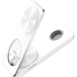 Mcdodo Ασύρματος Φορτιστής (Qi Pad) και Καλώδιο USB-C 15W Λευκός (CH-1150)