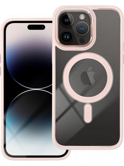 Θήκη κινητού Forcell Color Edge Mag Cover Compatible with MagSafe for iPhone 14 Pro Max Pink