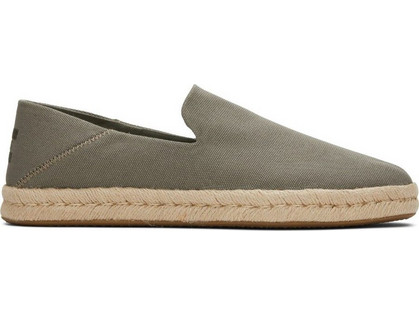 TOMS Santiago Recycled Cotton Canvas - Vetiver Grey