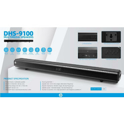 HP DHS-9100 Ηχεία Υπολογιστή 3.0 15W με Bluetooth Black