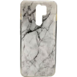 Θήκη Wozinsky Marble TPU Case Cover για Xiaomi Redmi 9, λευκή