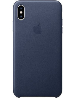 Apple Original Leather Cover (MRWU2ZM/A) iPhone XS Max - Midnight Blue