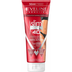 Eveline Cosmetics Slim Extreme 4D Concentrated Fat Burning Thermo-Activator Κρέμα Σώματος για Αδυνάτισμα 250ml