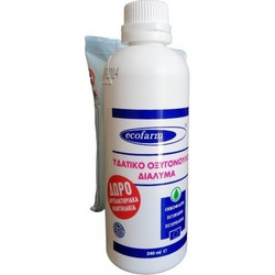 Ecofarm Υδατικό Οξυγονούχο Διάλυμα 240ml + Ecosept Wipes 15τμχ