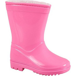 Mitsuko GS01705B-PIN Bebe γαλότσες με γούνα - Ροζ