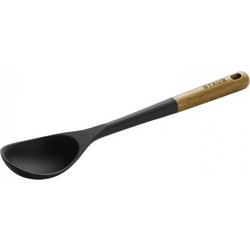 Κουτάλα Ρηχή 40503-107 31cm Black-Brown Staub Σιλικόνη