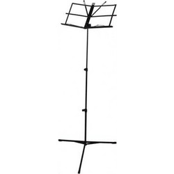Αναλόγιο Μουσικής Ύψους 65-123cm Μαύρο 00001307