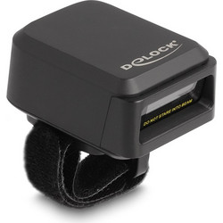 DeLOCK Ringbarcode Scanner 1D und 2D mit 24 GHz oder Bluetooth Tragbares Barcodelesegert 1D2D CMOS Codabar Code 128 Code 39 EAN13 EAN8 ISBN Interleaved 2 of 5 PDF417 Datenmatrix Micro QR Code MicroPDF
