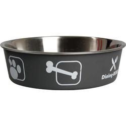 BOWL BELLA KENA GREY 17CM800ML