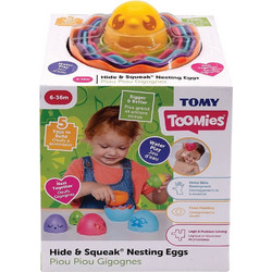 Tomy Toomies Αυγουλάκια Στη Φωλιά 6+ Μηνών