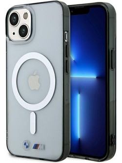 BMW Silver Ring MagSafe - θήκη για Apple iPhone 14 - Διάφανο