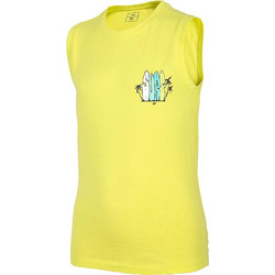 4F Παιδικό T-Shirt Αμάνικο Κίτρινο HJL22J-TSM010-71S